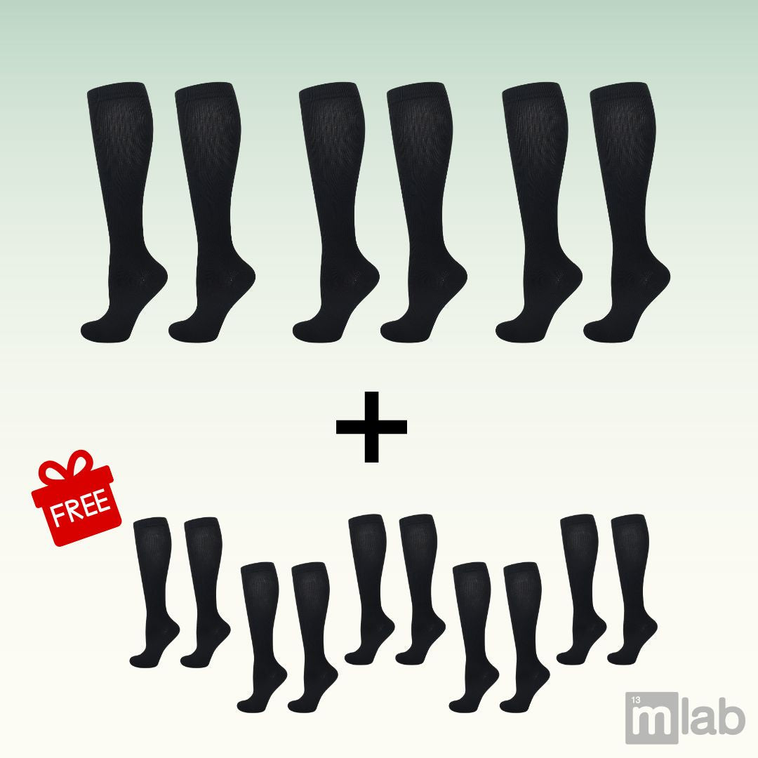 TheraSocks™ – Wide Calf Compression Socks