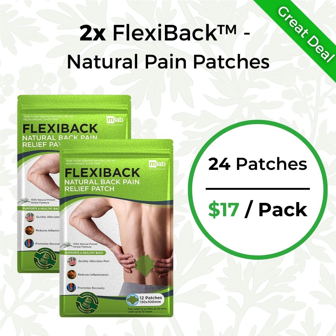 FlexiBack™ - Natural Back Pain Relief Patches