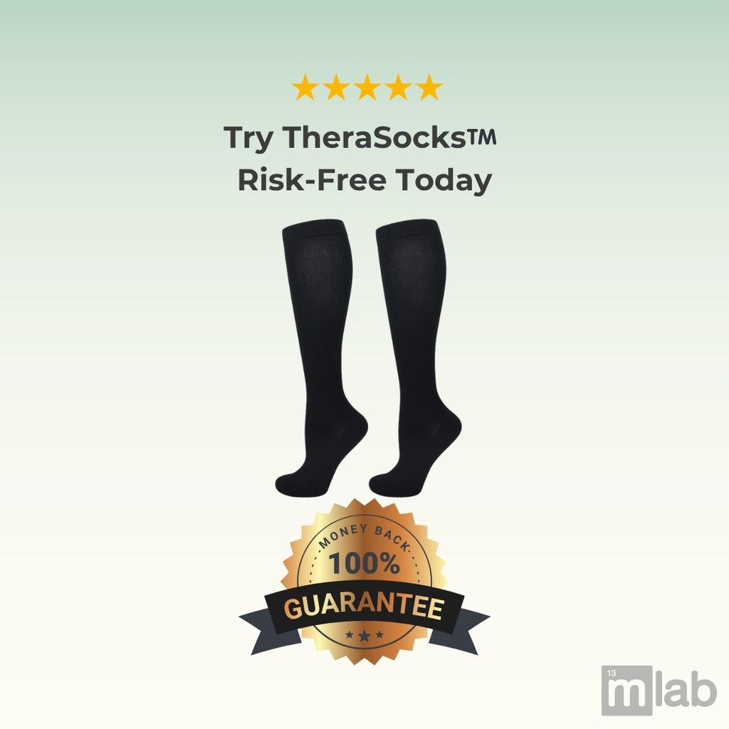 TheraSocks™ – Wide Calf Compression Socks