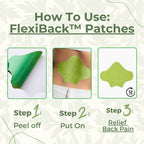 FlexiBack™ - Natural Back Pain Relief Patches