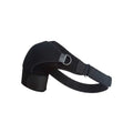 Black shoulder brace on a white background